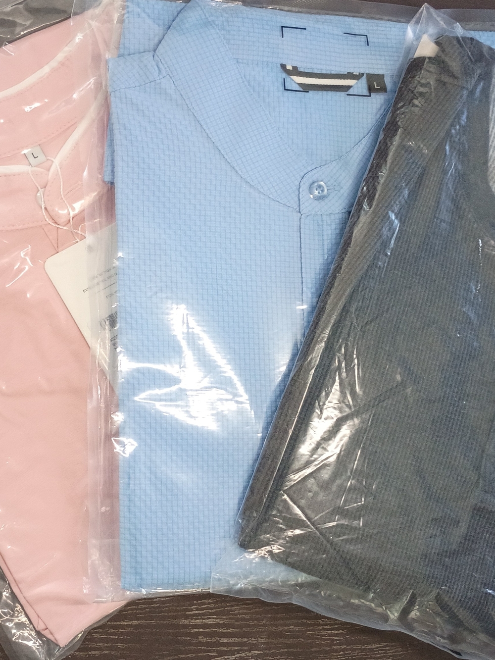 Long Sleeve Henley Men's Shirts - Comfortable Everyday Layable Wear. Lot Of 3